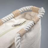 MAKENKE - Strandtas canvas/jute