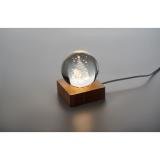 SANTA LIGHT - Kerst LED glas bol
