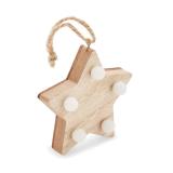 LALIE - Houten ster met lichtjes - 