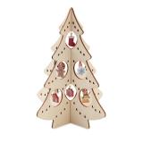 SILUETA - Houten kerstboom decoratie - 