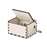 BOXMAS - Houten kerst muziekdoos - 