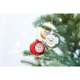 HAPPY BALL - Sublimatie Kerstbal