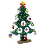 WOODTREE - Houten kerstboom met decoratie - 