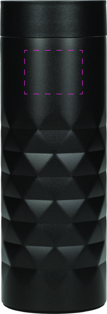 centered below drinking opening