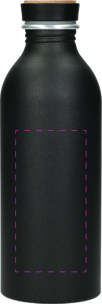 centered on bottle