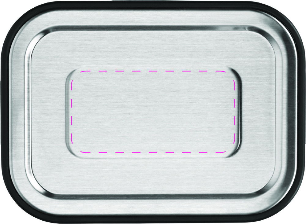centered on lid