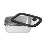 Roestvrijstalen lunchbox met glazen deksel “RILO”, 550 ml