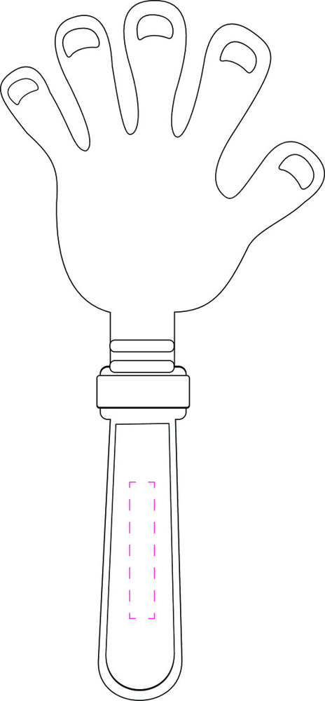 centered grip left hand