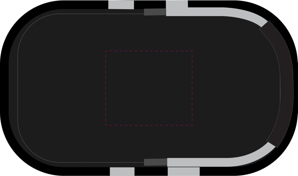 midden op deksel