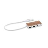 UBAH - USB-hub 4 poorten 27,5 cm - 