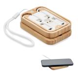 CHARGOO - 15W draadloze oplader in bamboe - 