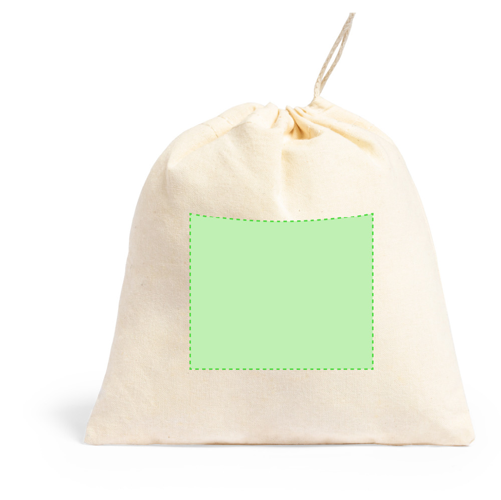 Gecentreerd op de tas