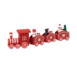 JUNA - Houten decoratie kersttrein - 