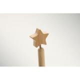 STARPEN - Bamboe balpen ster detail