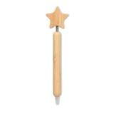 STARPEN - Bamboe balpen ster detail - 