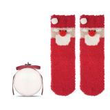 SNUG M - Kerstman sokken balornament
