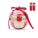 SNUG M - Kerstman sokken balornament - 