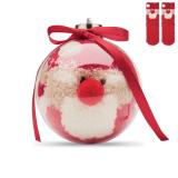 SNUG L - Kerstman sokken balornament - 