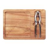 NUTPLATE - Acacia noten kraker set