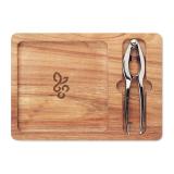 NUTPLATE - Acacia noten kraker set