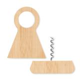 STANDTURN - Bamboe flessenhouder & opener