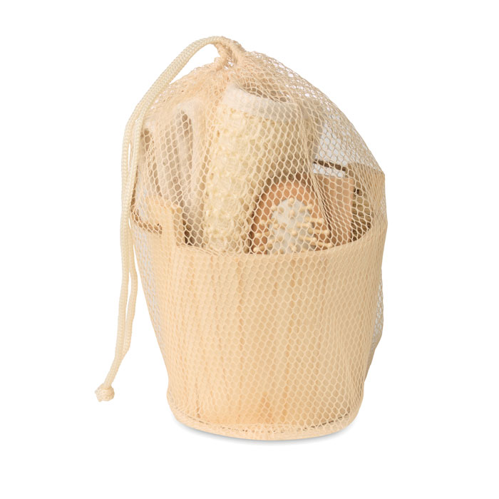 SELFCARE - Badcadeauset in houten emmer