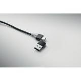 HUBLUE - 3-in-1 laadkabel sleutelhanger