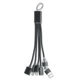 HUBLUE - 3-in-1 laadkabel sleutelhanger - 