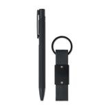 ESCRI SET - Balpen en sleutelhangerset PU