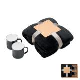 AGRADABLE - Fleecedeken & 2 mokken set - 
