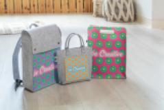 CreaFelt Shop D - custom made RPET boodschappentas
