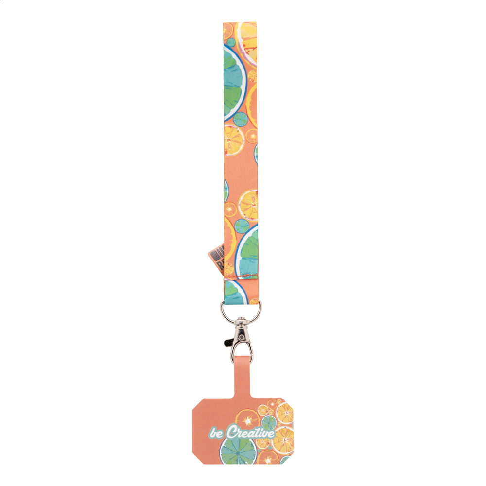 SuboFob Mobile RPET - custom made RPET-mobiele polsband