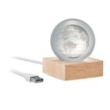 GLOBE LIGHT - LED wereldbol glazen bol - 