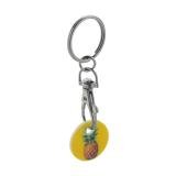 ColoShop - winkelwagenmuntje sleutelhanger - 