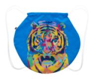 CreaDraw Circle - custom made tas met trekkoord