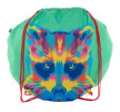 CreaDraw Circle - custom made tas met trekkoord - 