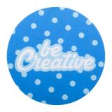 CreaFelt Cursor Round -  custom made RPET-muismat - 