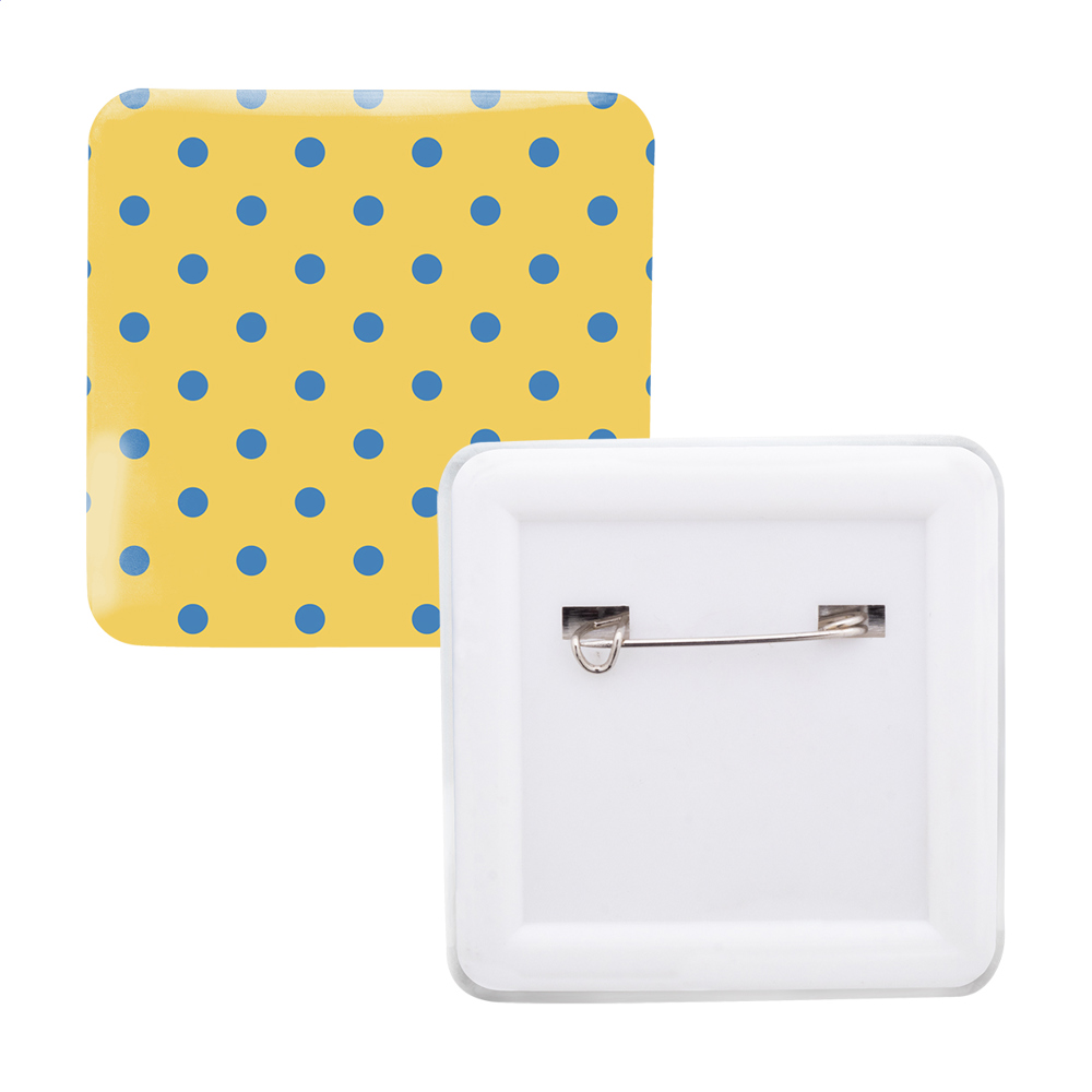 SquareBadge Maxi - pin-knop badge