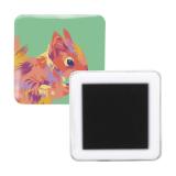 MagBadge Square - pin-knop koelkastmagneet - 