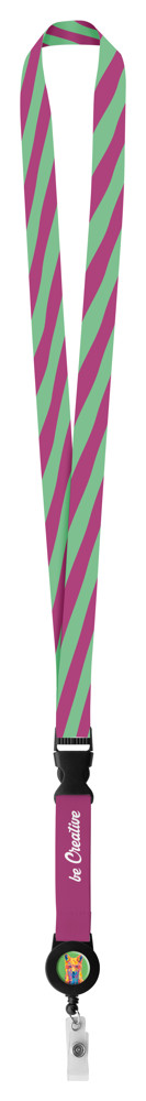 Subyard YoYo B - custom made sublimatie lanyard