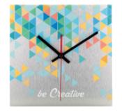 BeTime Alu B - custom made wandklok - 
