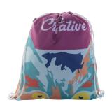 CreaDraw RPET - custom made trekkoord tas - 