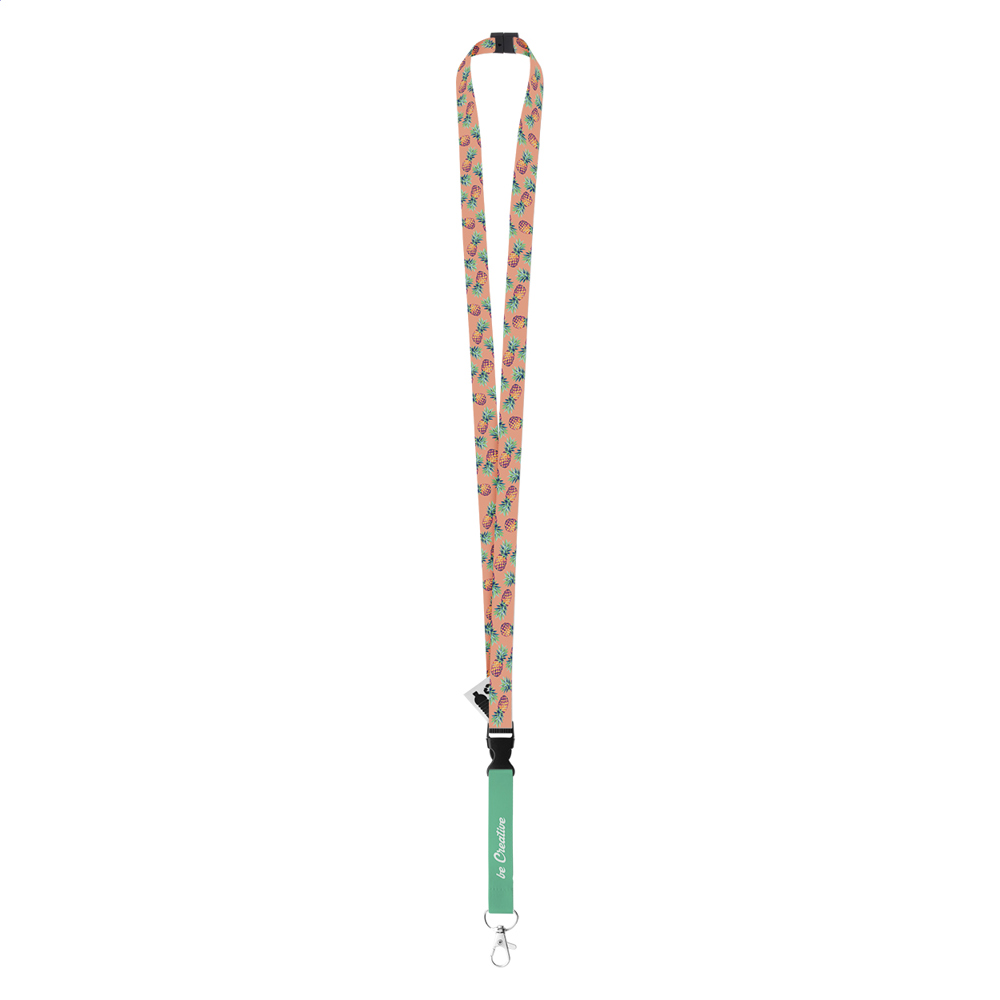 Subyard 15 C Safe RPET - custom made sublimatie lanyard