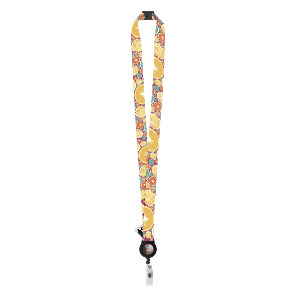 Subyard YoYo A Safe RPET - custom made sublimatie lanyard