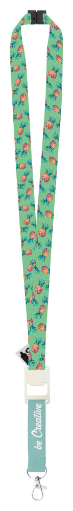 Subyard Drink Safe RPET - custom made sublimatie lanyard