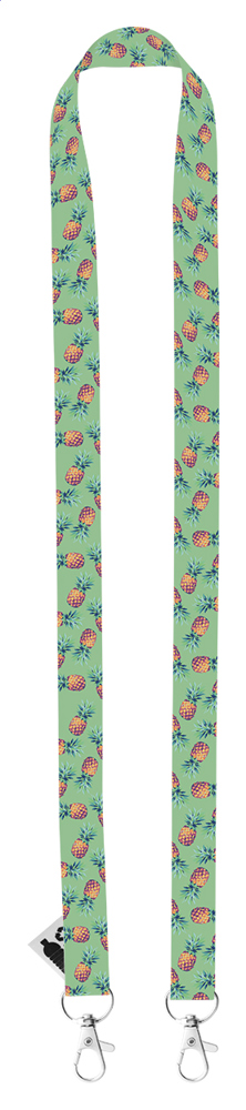 Subyard Double RPET - custom made sublimatie lanyard