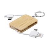 Edulis - sleutelhanger met USB-oplaadkabel - 
