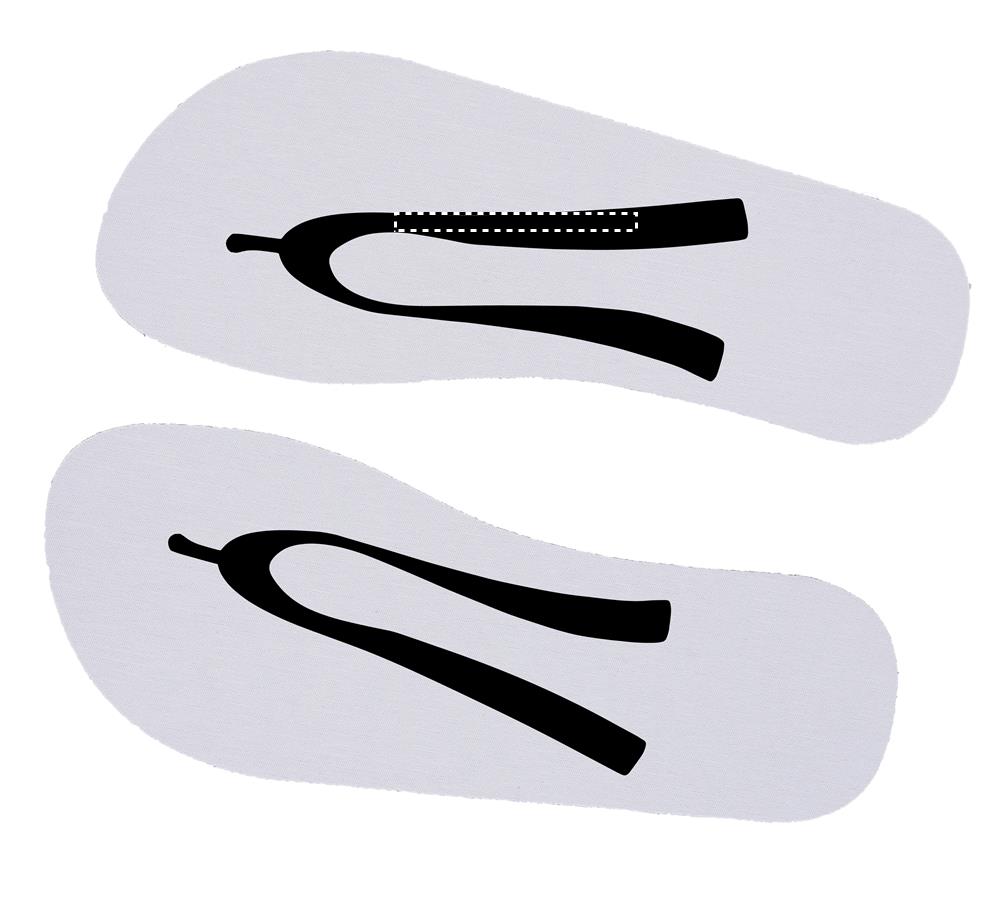 RIGHT PAD (max 80 x 6 mm)