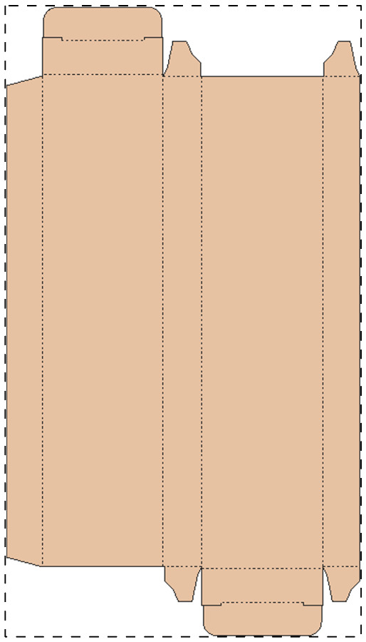 Aangepaste kraft kartonnen doos