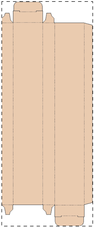 Aangepaste kraft kartonnen doos